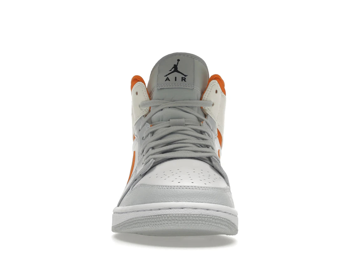 Jordan 1 Mid Starfish Pure Platinum