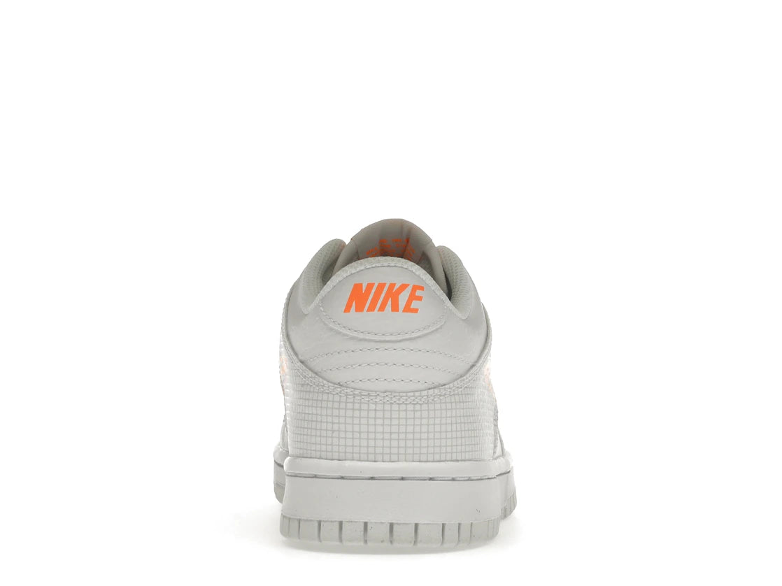 Nike Dunk Low SE 3D Swoosh Pure Platinum Total Orange (GS)