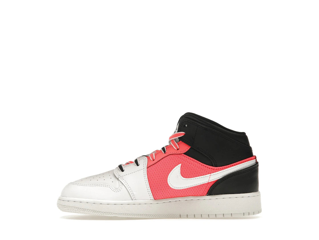 Jordan 1 Mid SE White Black Infrared (GS)