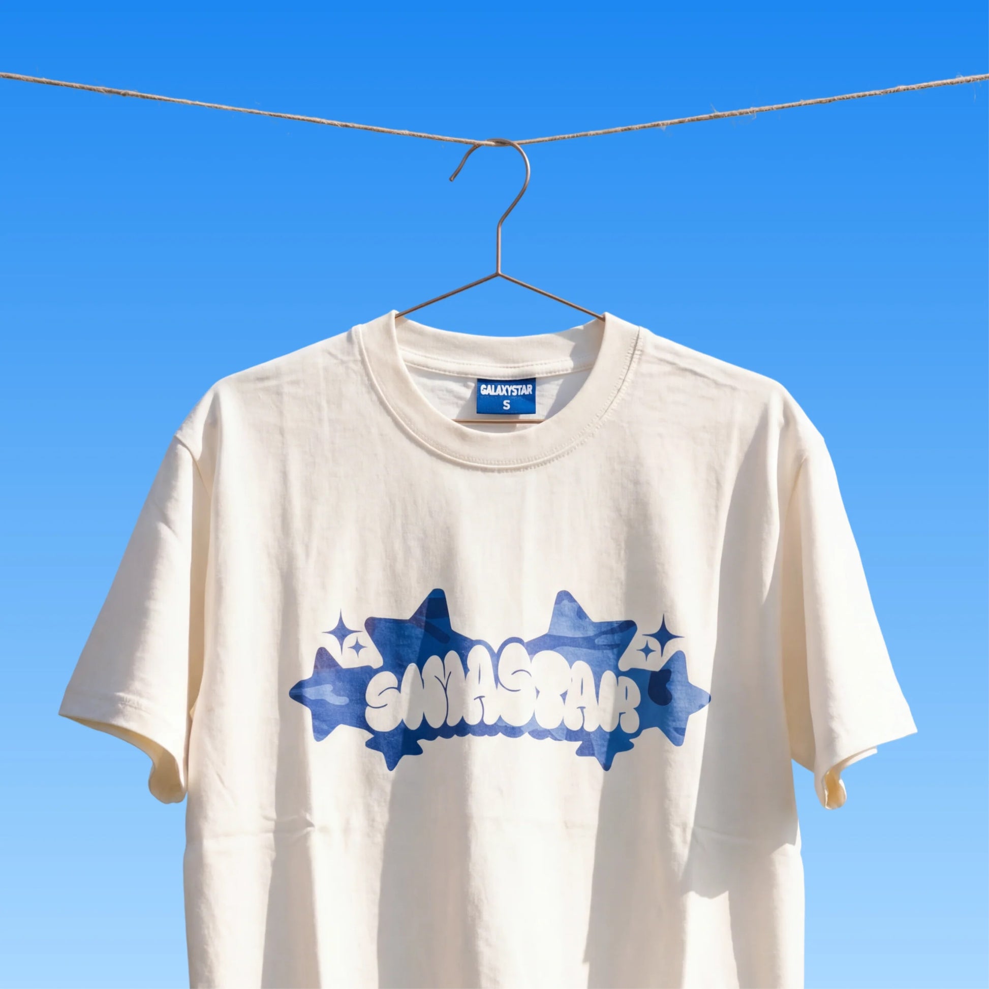Simastar Star Tee White/Blue