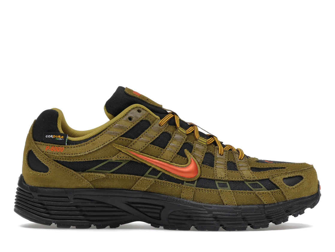 Nike P-6000 Premium Cordura Olive Flak Black Picante Red