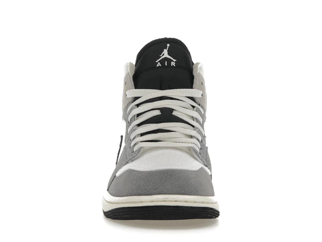 Jordan 1 Mid SE Craft White Cement Grey Black