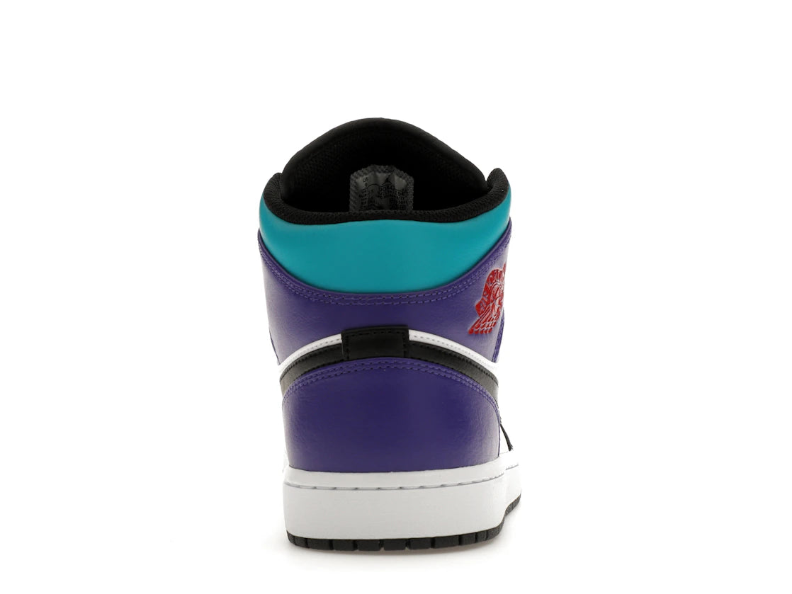 Jordan 1 Mid Court Purple Tropical Twist