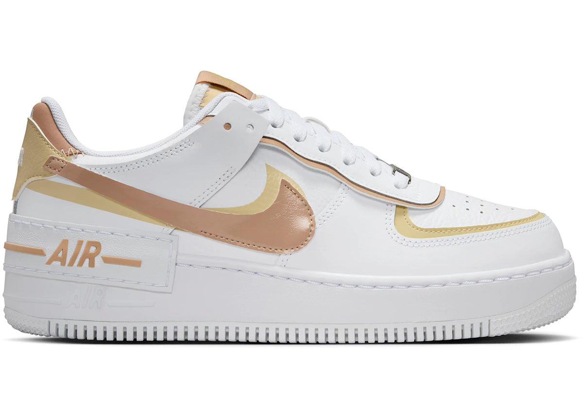 Nike Air Force 1 Low Shadow White Team Gold Rattan (Women's)