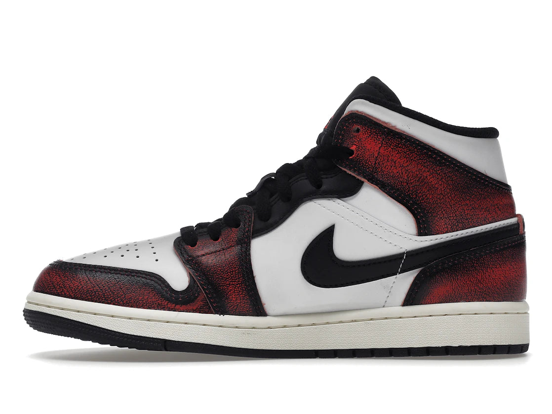 Jordan 1 Mid Wear-Away Chicago