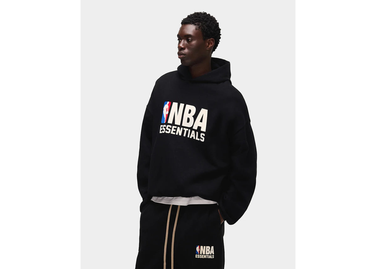Fear of God Essentials x NBA Hoodie Black