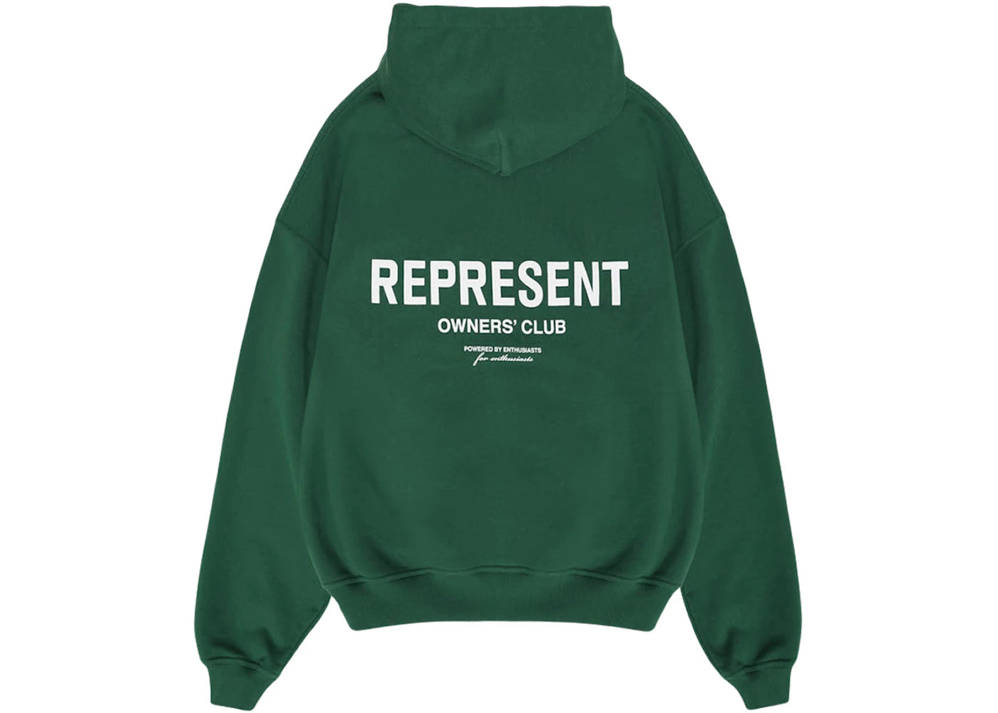 Represent Owner's Club Hoodie Racing Green/White