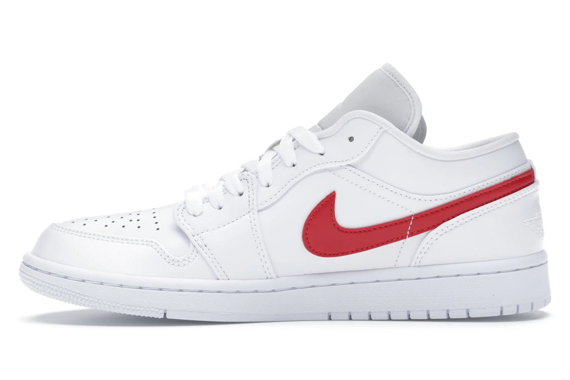 Jordan 1 Low White University Red (Women's)