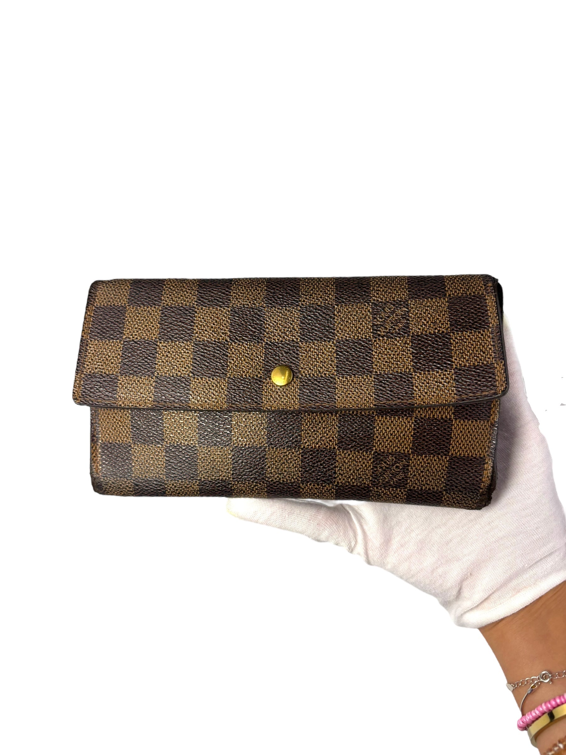 Louis Vuitton Damier Ebene Porte Tresor International Wallet