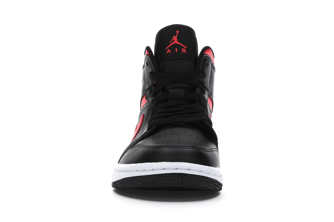 Jordan 1 Mid Black Siren Red (Women's)