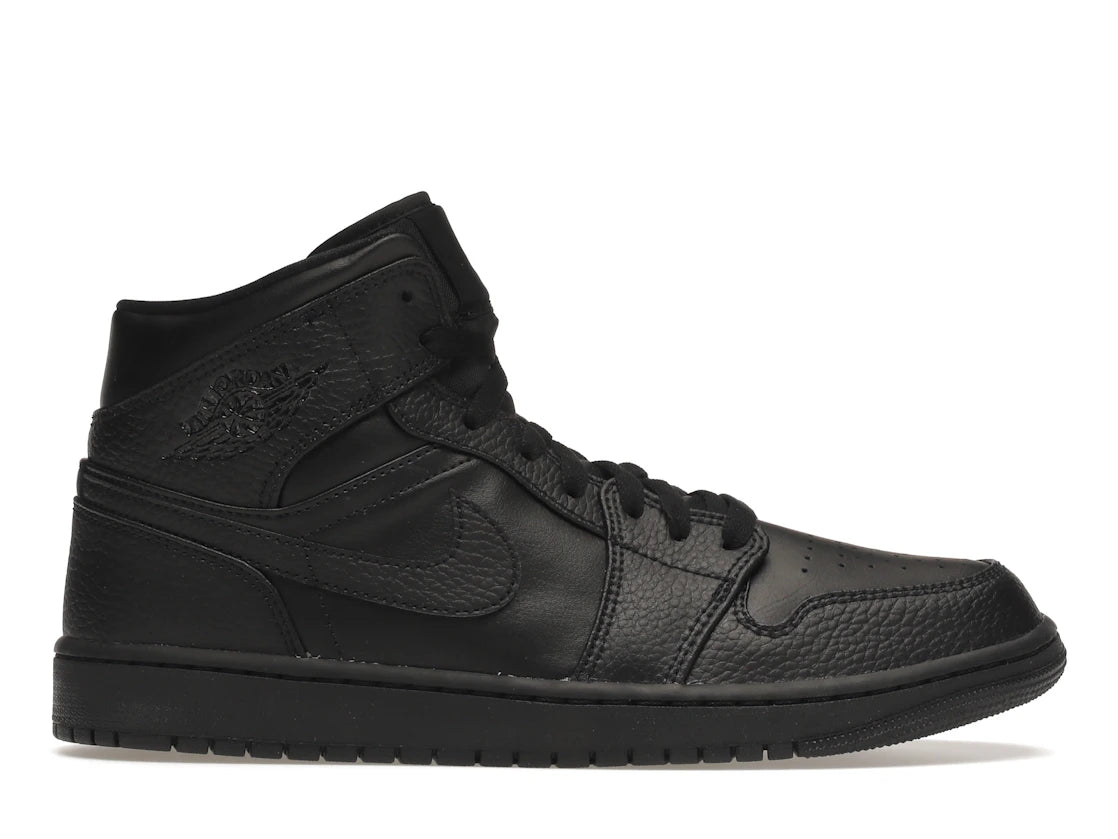 Jordan 1 Mid Triple Black