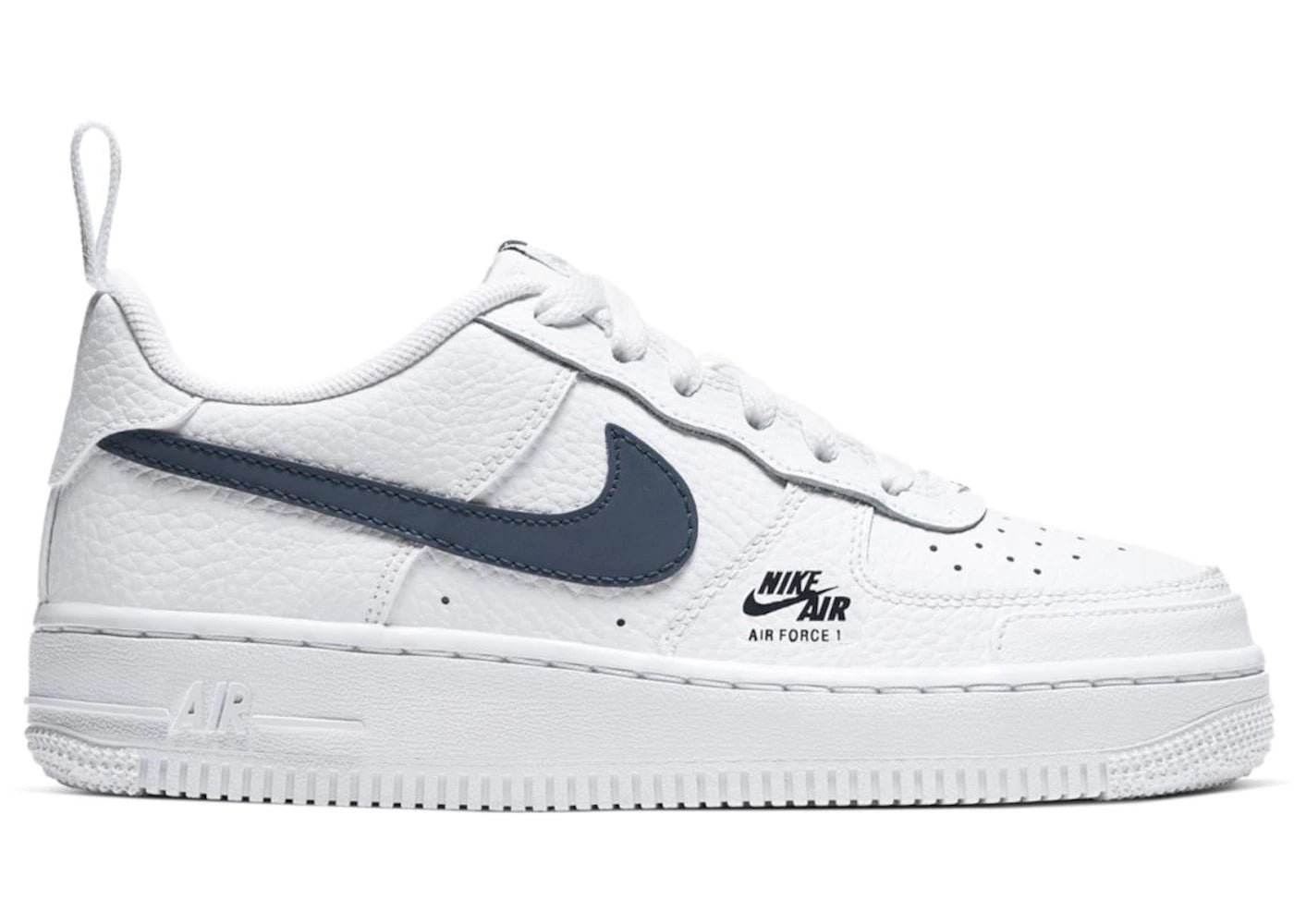 Nike Air Force 1 Low 07 White Obsidian (GS)