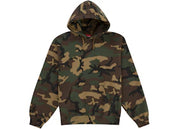 Supreme Satin Applique Hooded Sweatshirt (SS26) Woodland Camo