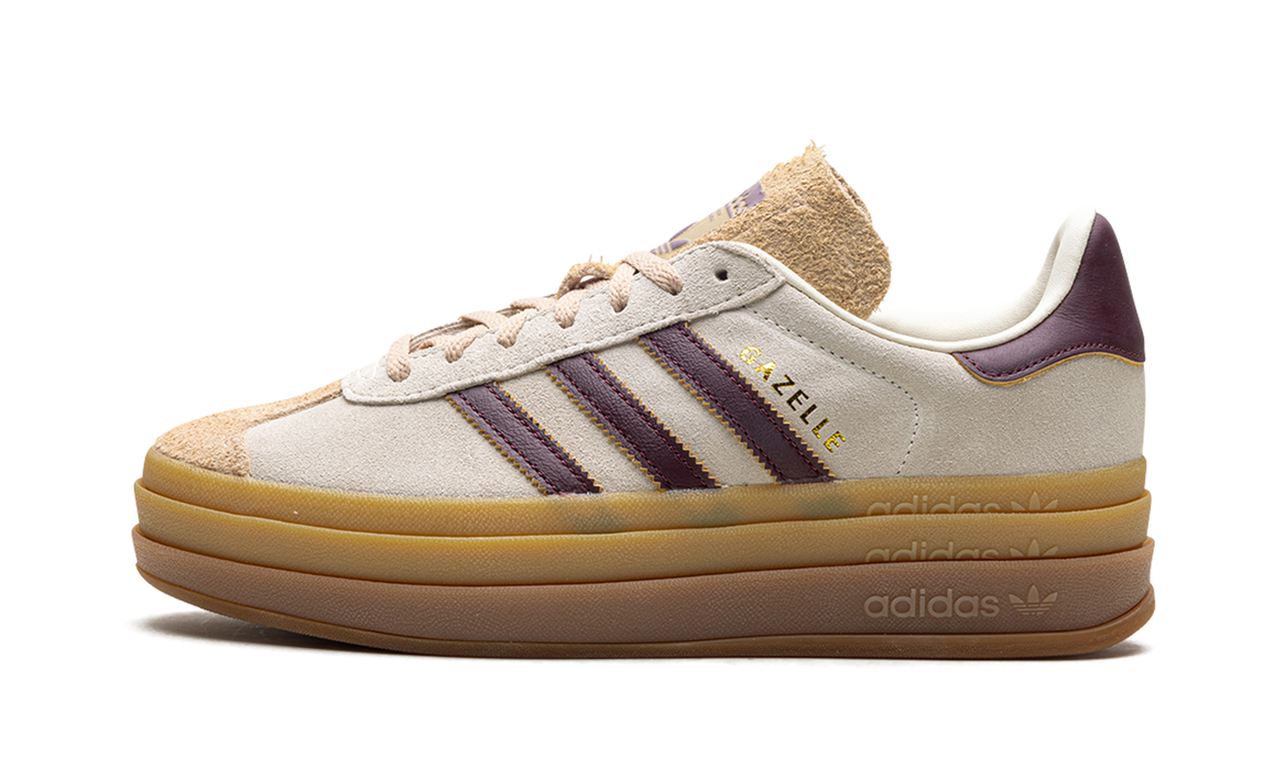 adidas Gazelle Bold Cream White Maroon (Women's)