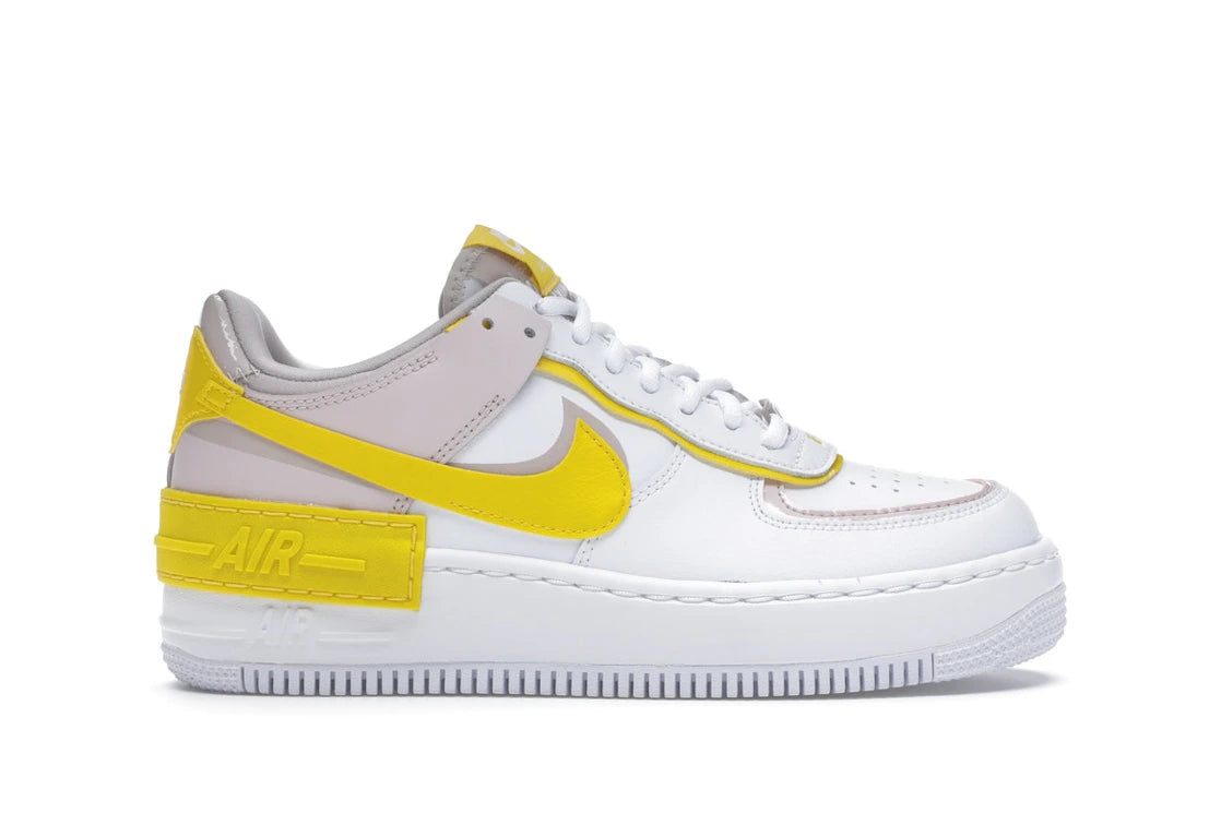 Nike Air Force 1 Low Shadow White Barely Rose Speed Yellow (Women's)