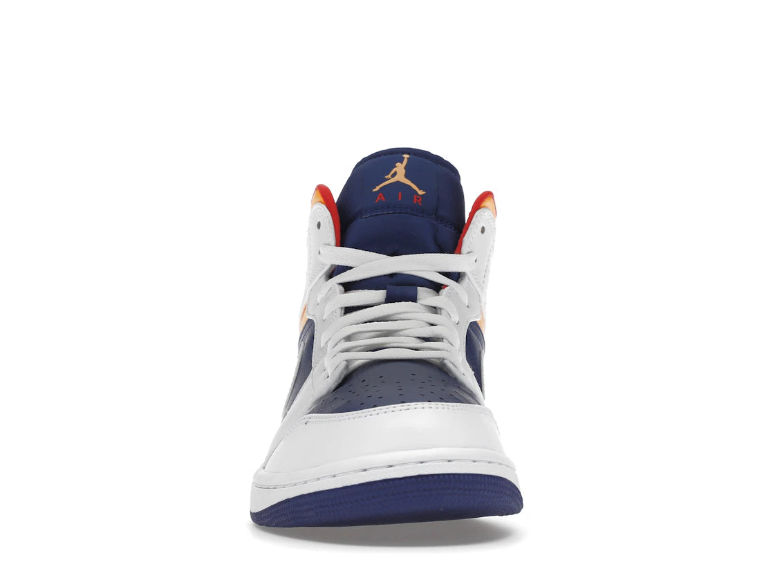 Jordan 1 Mid Royal Blue Laser Orange