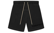 Fear of God Essentials Cream Drawstring Sweatshort Jet Black