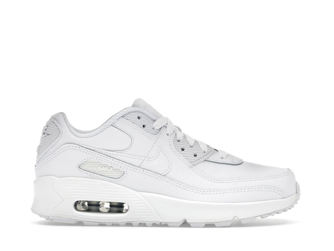Nike Air Max 90 White Metallic Silver (GS)
