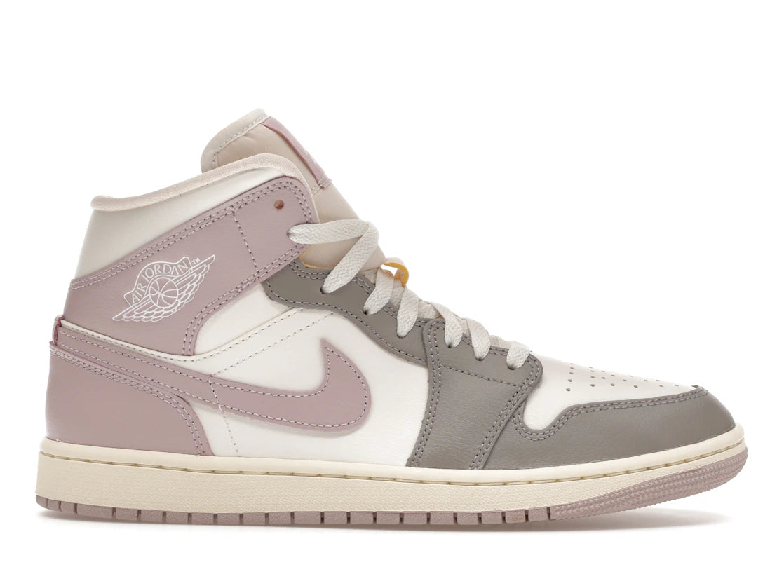 Jordan 1 Mid Enigma Stone Particle Rose (Women's)