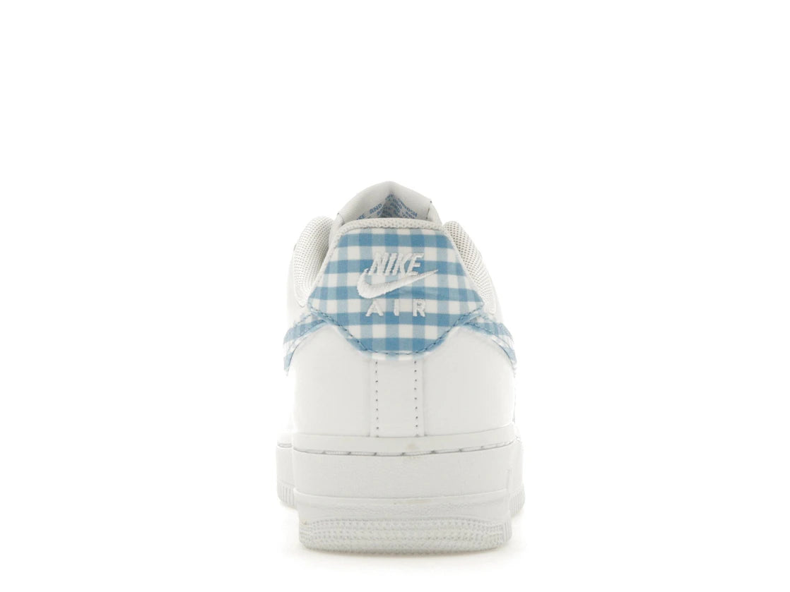 Nike Air Force 1 Low '07 Essential White University Blue Gingham