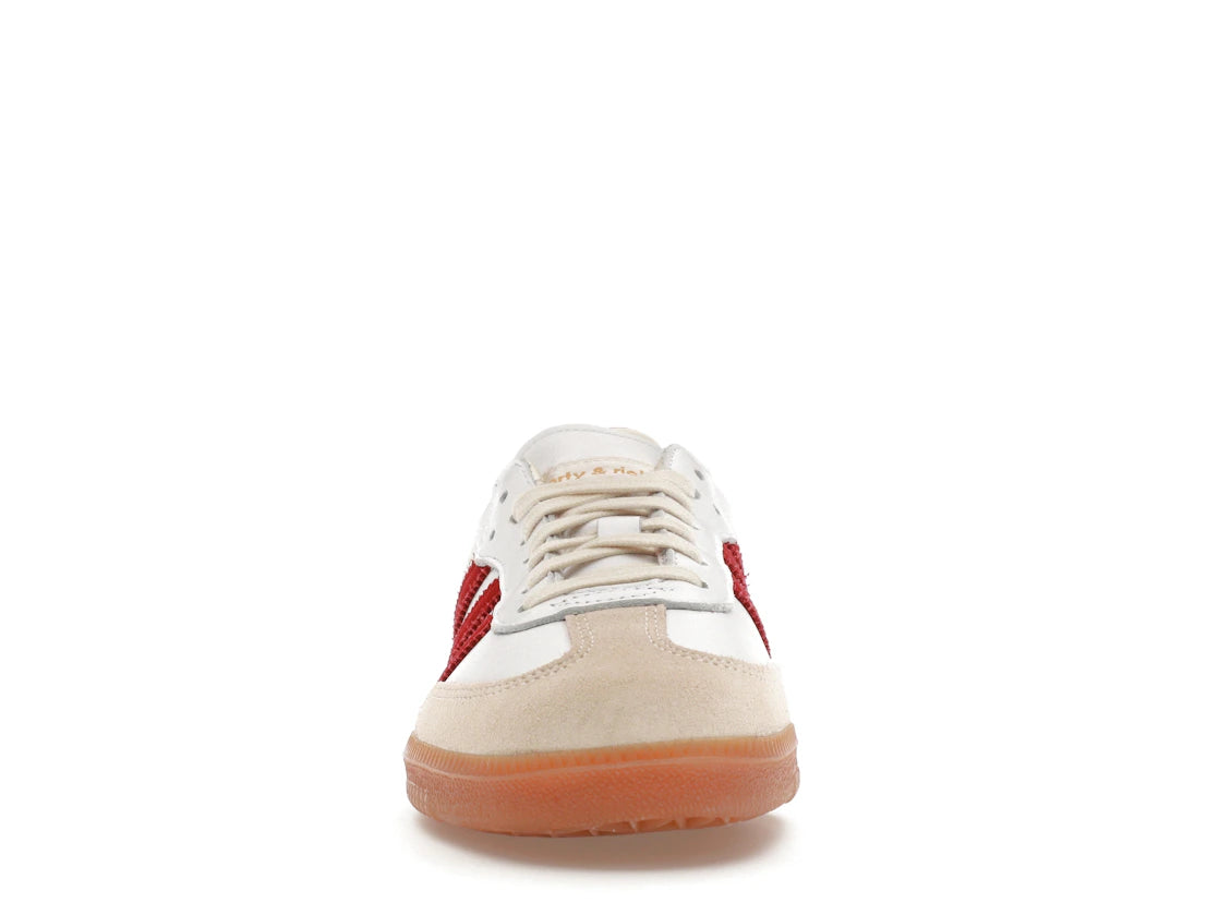 adidas Samba Sporty & Rich White Collegiate Burgundy