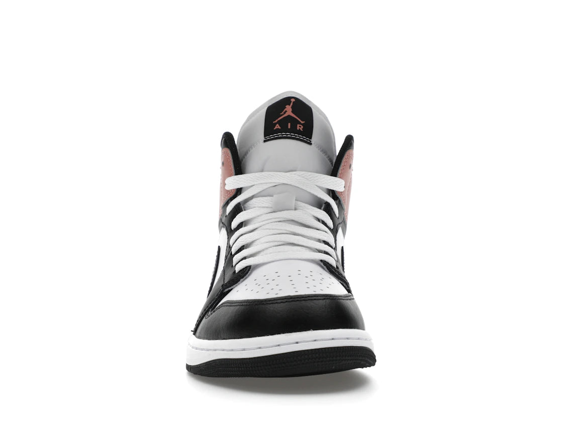 Jordan 1 Mid White Rust Pink Black