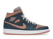 Jordan 1 Mid Dark Teal Green (Women's)