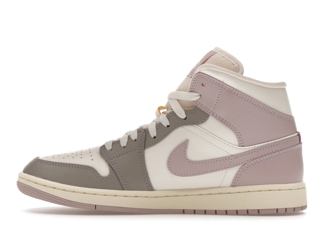 Jordan 1 Mid Enigma Stone Particle Rose (Women's)