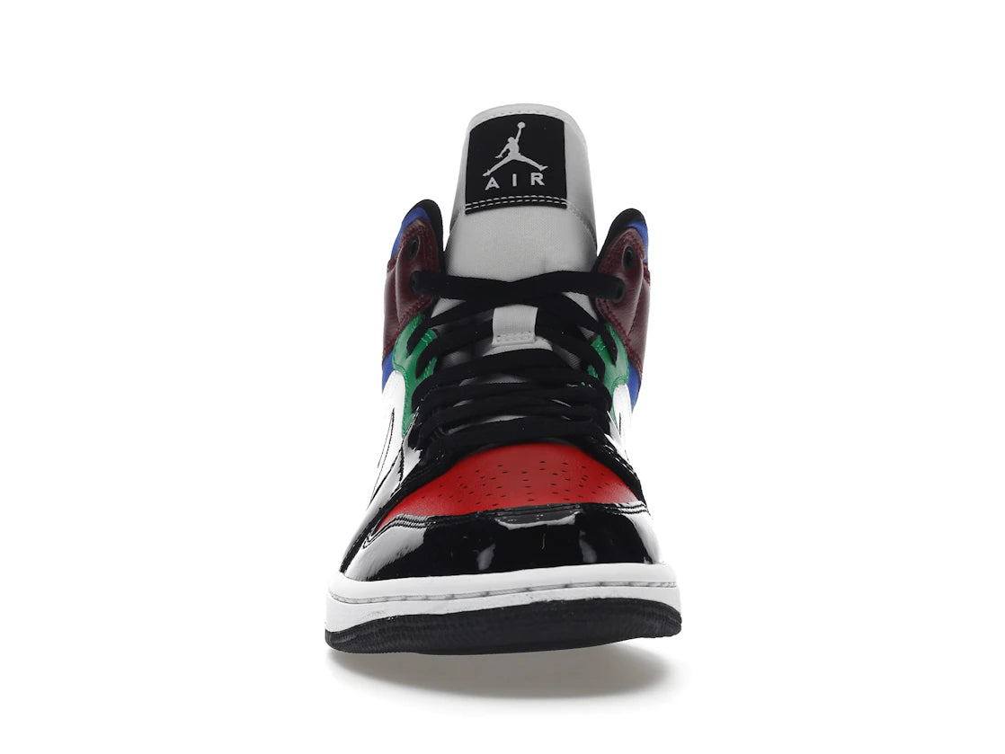 Jordan 1 Mid SE Black White Multi-Color (Women's)