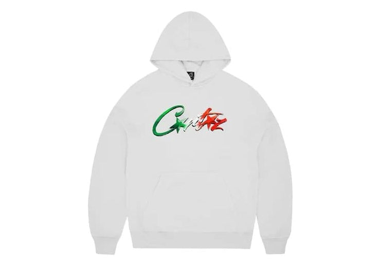 Corteiz Allstarz Italia Hoodie White