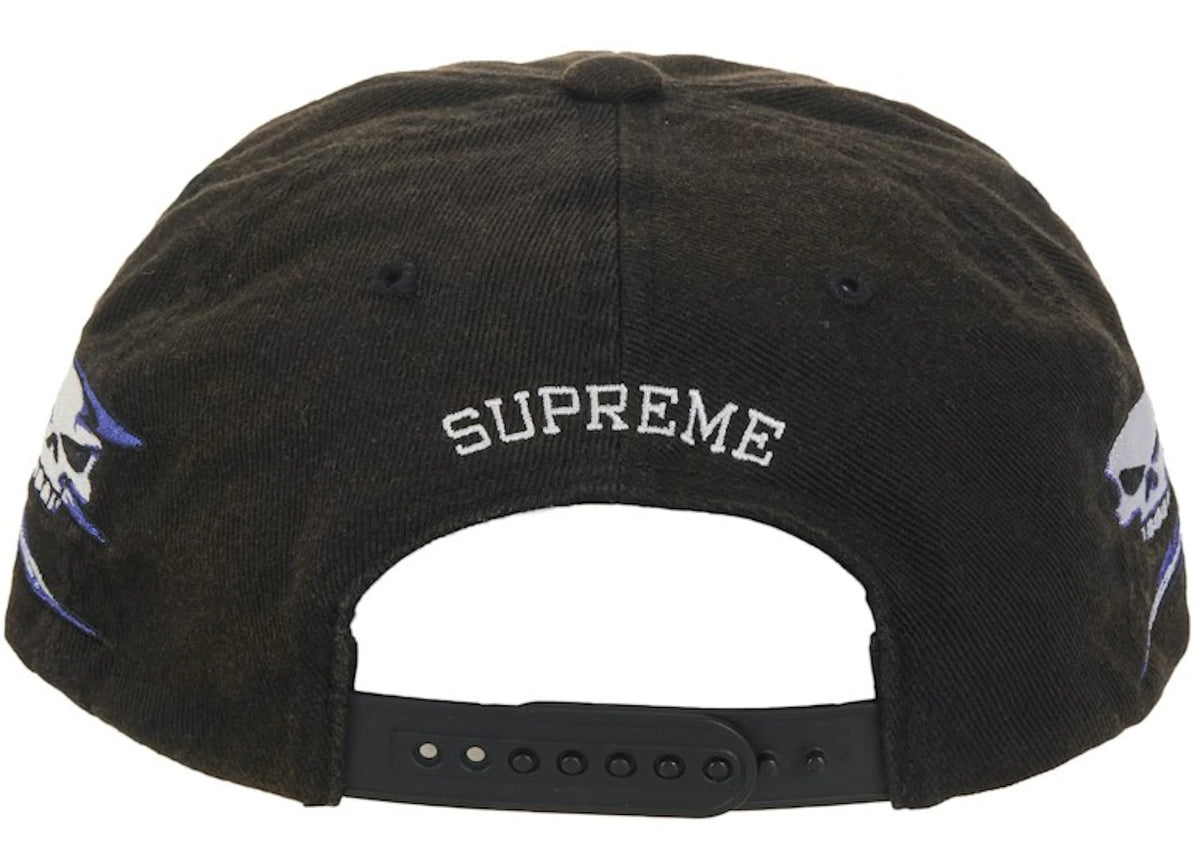 Supreme Skulls Spellout 6-Panel Black