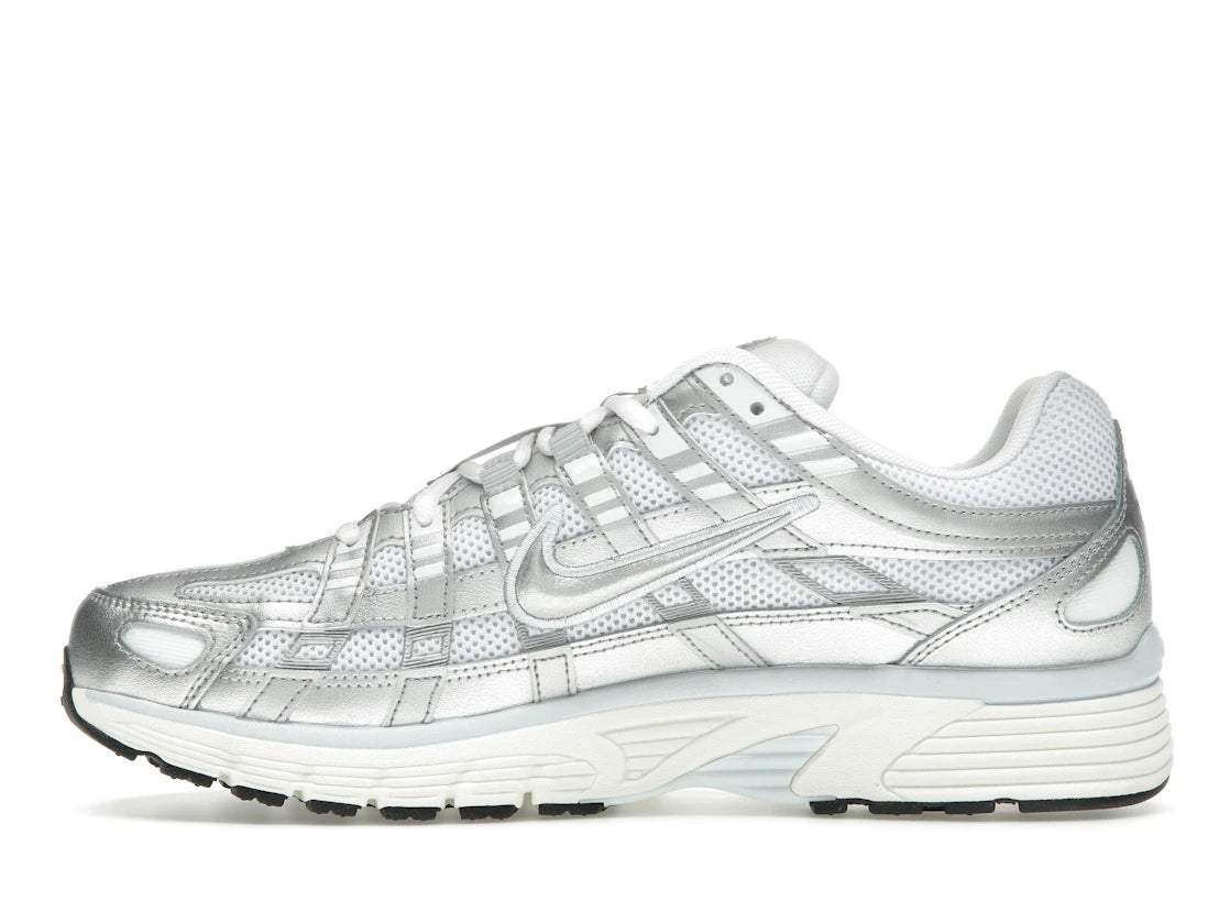 Nike P-6000 White Blue Tint Sail Metallic Silver (Women's)