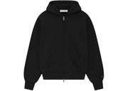 Fear of God Essentials Classic Full Zip-Up Hoodie Jet Black
