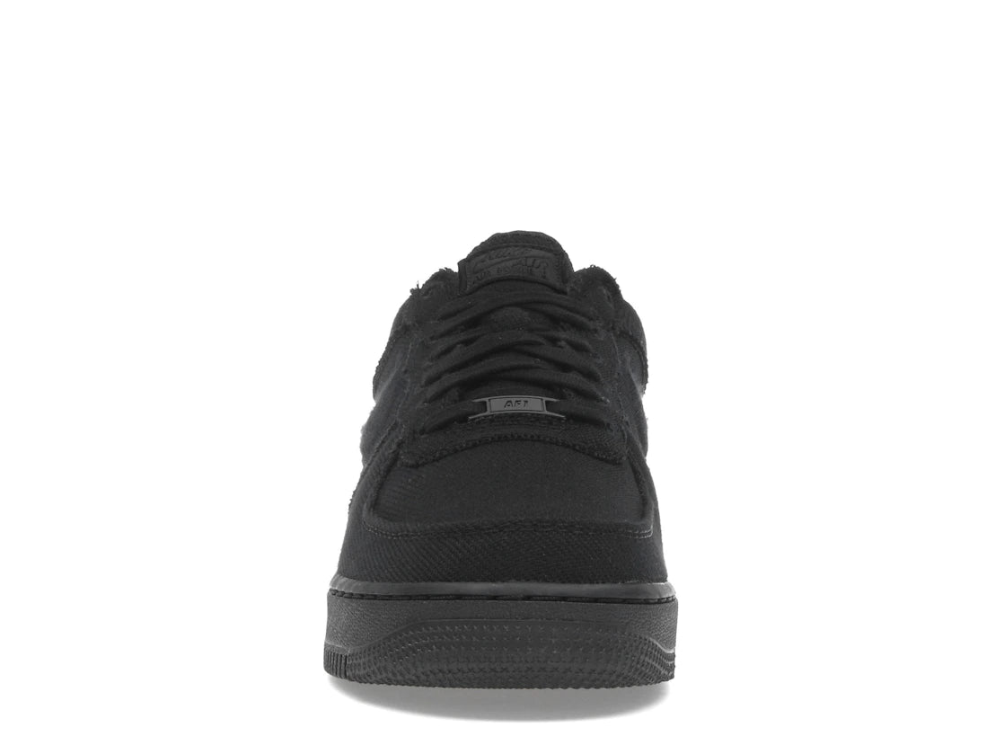 Nike Air Force 1 Low Triple Black Canvas