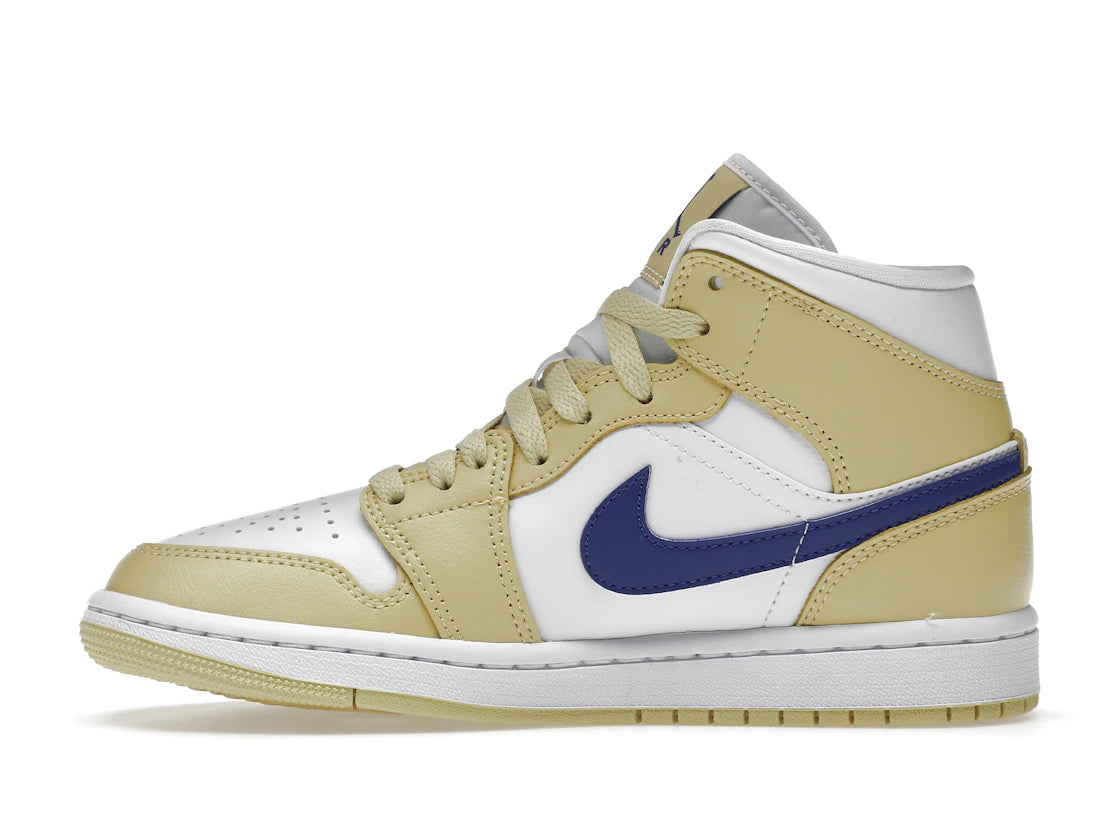 Jordan 1 Mid Lemon Wash Lapis (Women's)