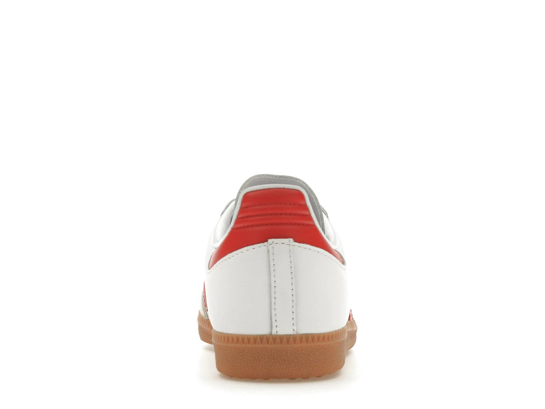 adidas Samba OG White Solar Red Gum (Women's)