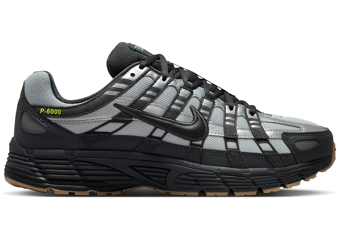 Nike P-6000 Grey Fog Volt Black