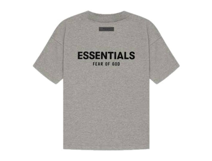 Fear of God Essentials T-Shirt Oat With Black