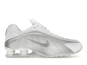 Nike Shox R4 White Bright Crimson Metallic Silver