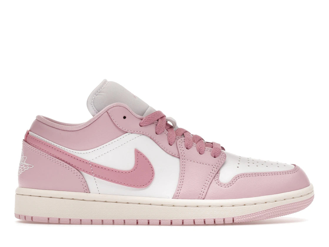 Jordan 1 Low Iced Carmine White (Women's)