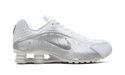 Nike Shox R4 White Bright Crimson Metallic Silver
