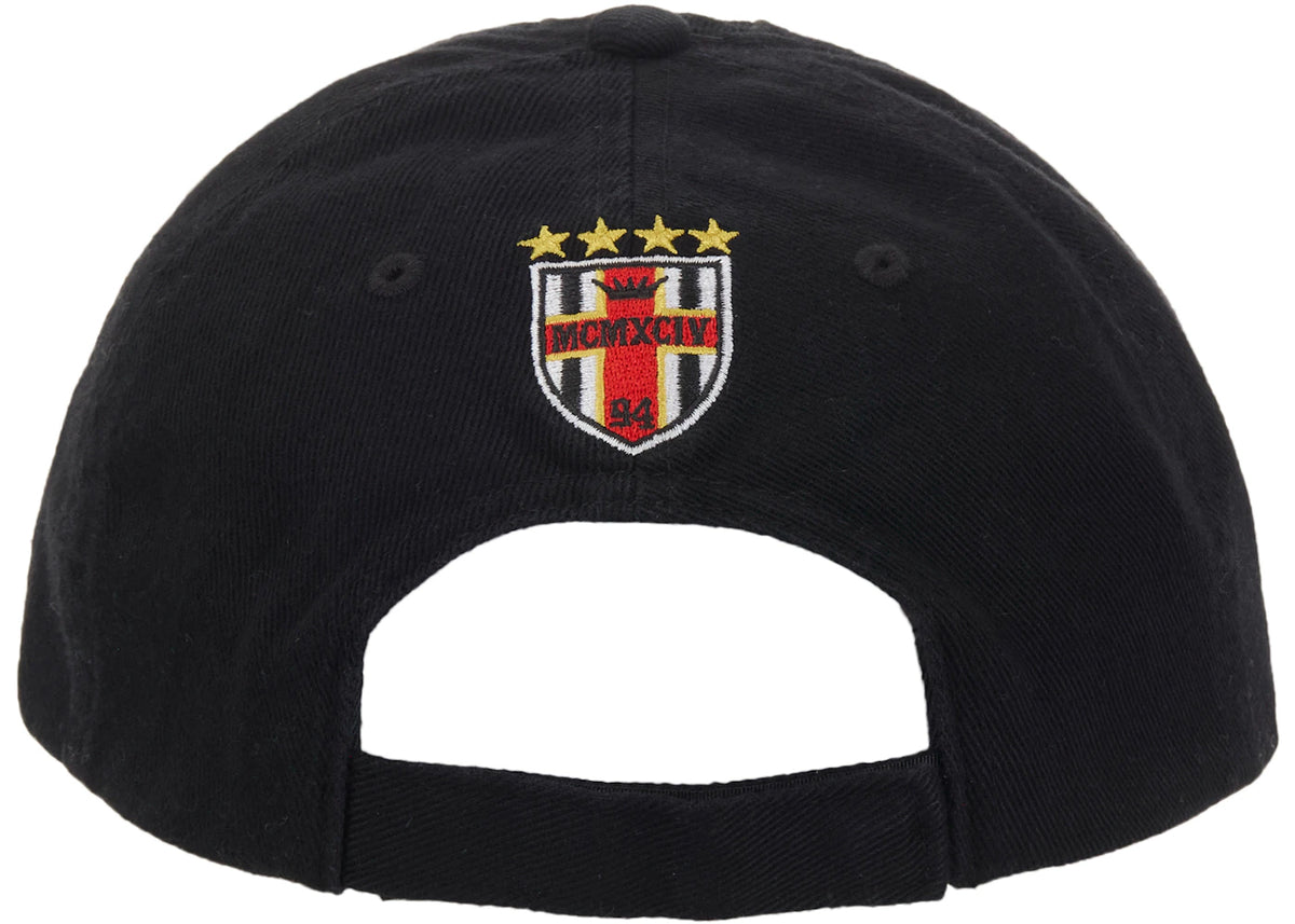 Supreme Cross 6-Panel Cap Black