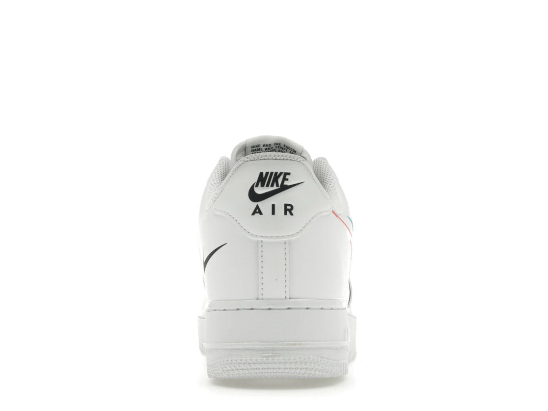 Nike Air Force 1 Low '07 Quadruple Swoosh White Navy Crimson