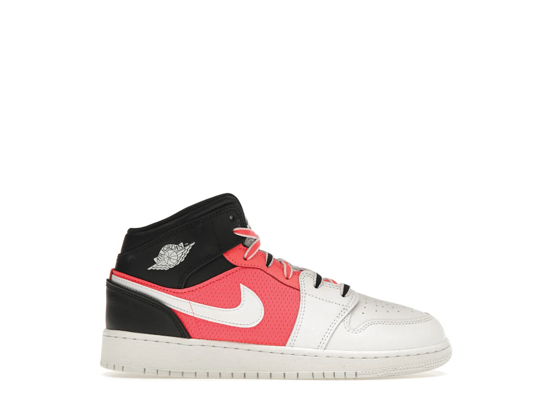 Jordan 1 Mid SE White Black Infrared (GS)