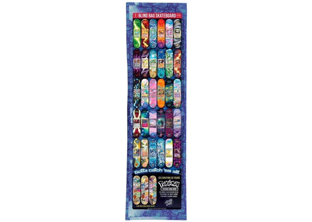 Santa Cruz Skateboards X Pokemon 2026 Skateboard Deck Blind Bag