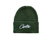 Corteiz Allstarz Folded Beanie Green
