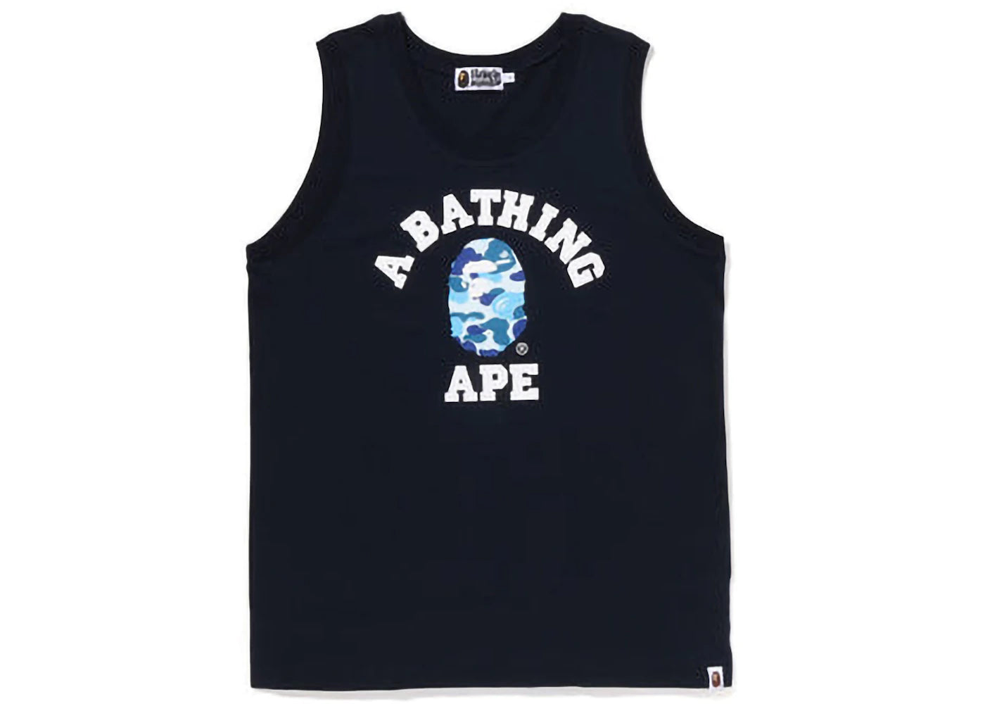 BAPE ABC Camo College Tank Top Grey Pink