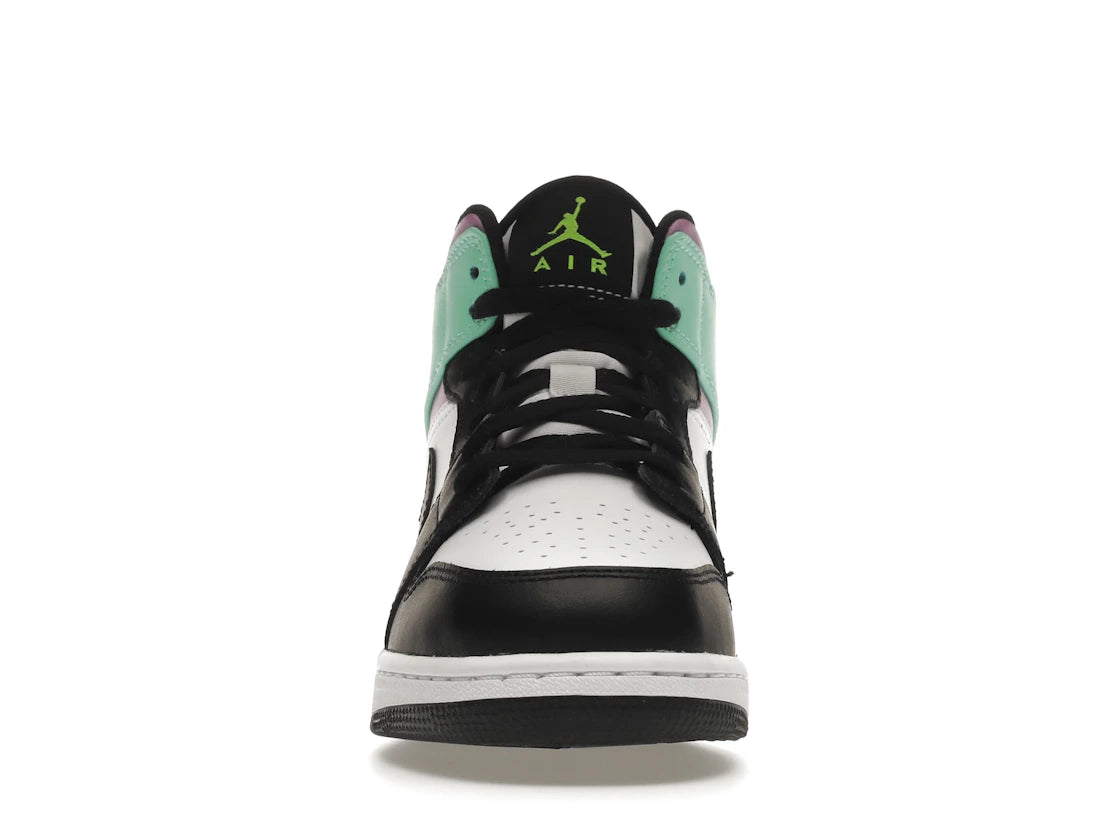 Jordan 1 Mid Pastel Black Toe (GS)