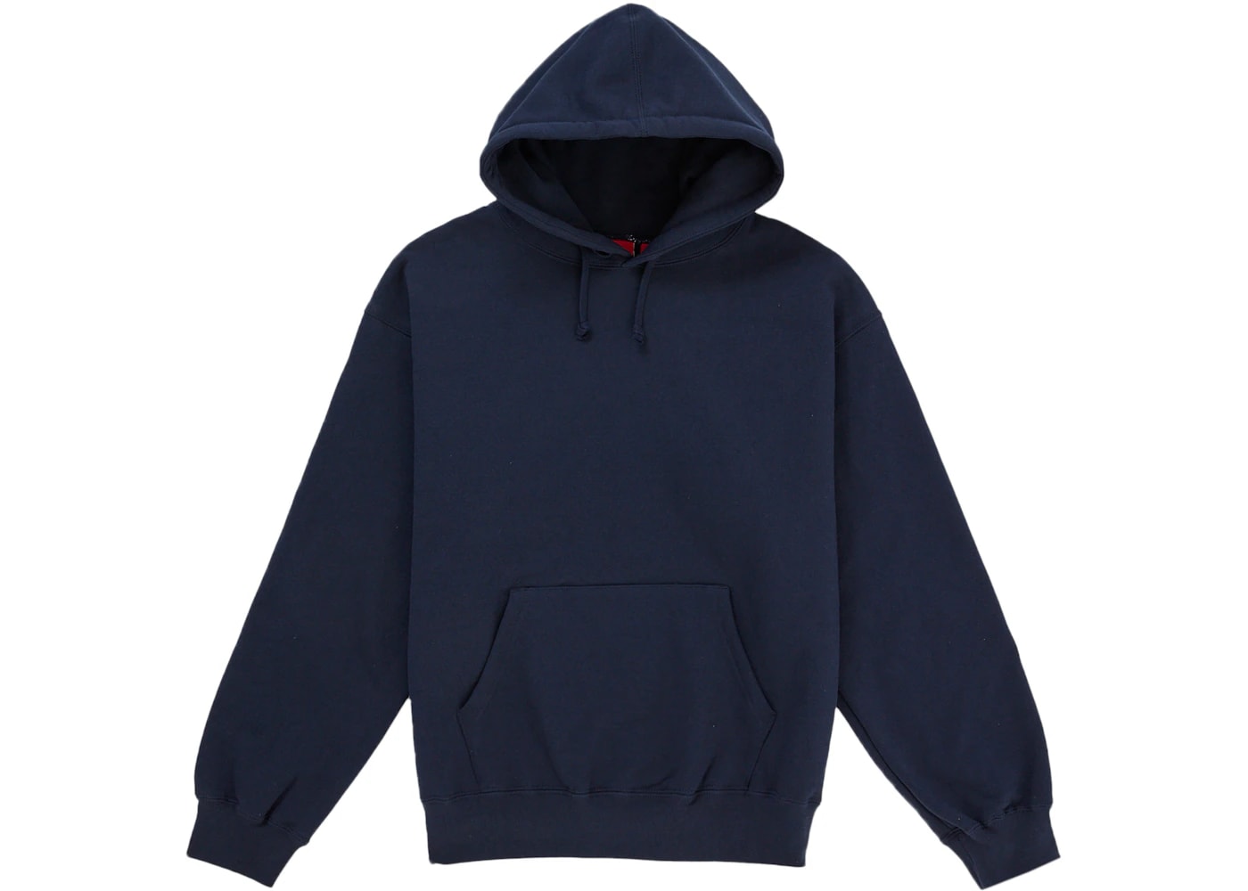 Supreme Satin Applique Hooded Sweatshirt (SS26) Washed Navy