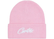 Corteiz Allstarz Folded Beanie Pink